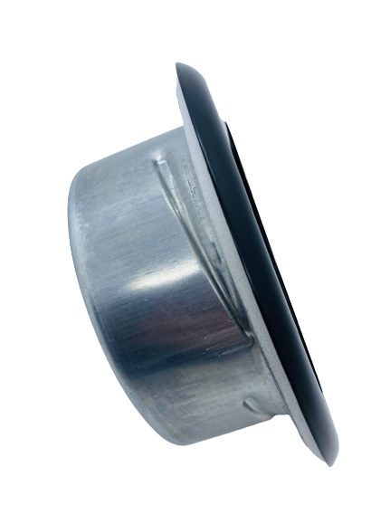 REGA black DVS-P 200 Черный диффузор металлический приточный