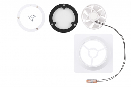 Теневой вентилятор - диффузор Technova SHADE 125, под натяжной потолок