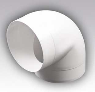 Колено 90 градусов ERA 15ККП d150 мм пластиковое