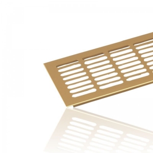 Вентиляционная решетка AL LZG 7094 130х800 золотая